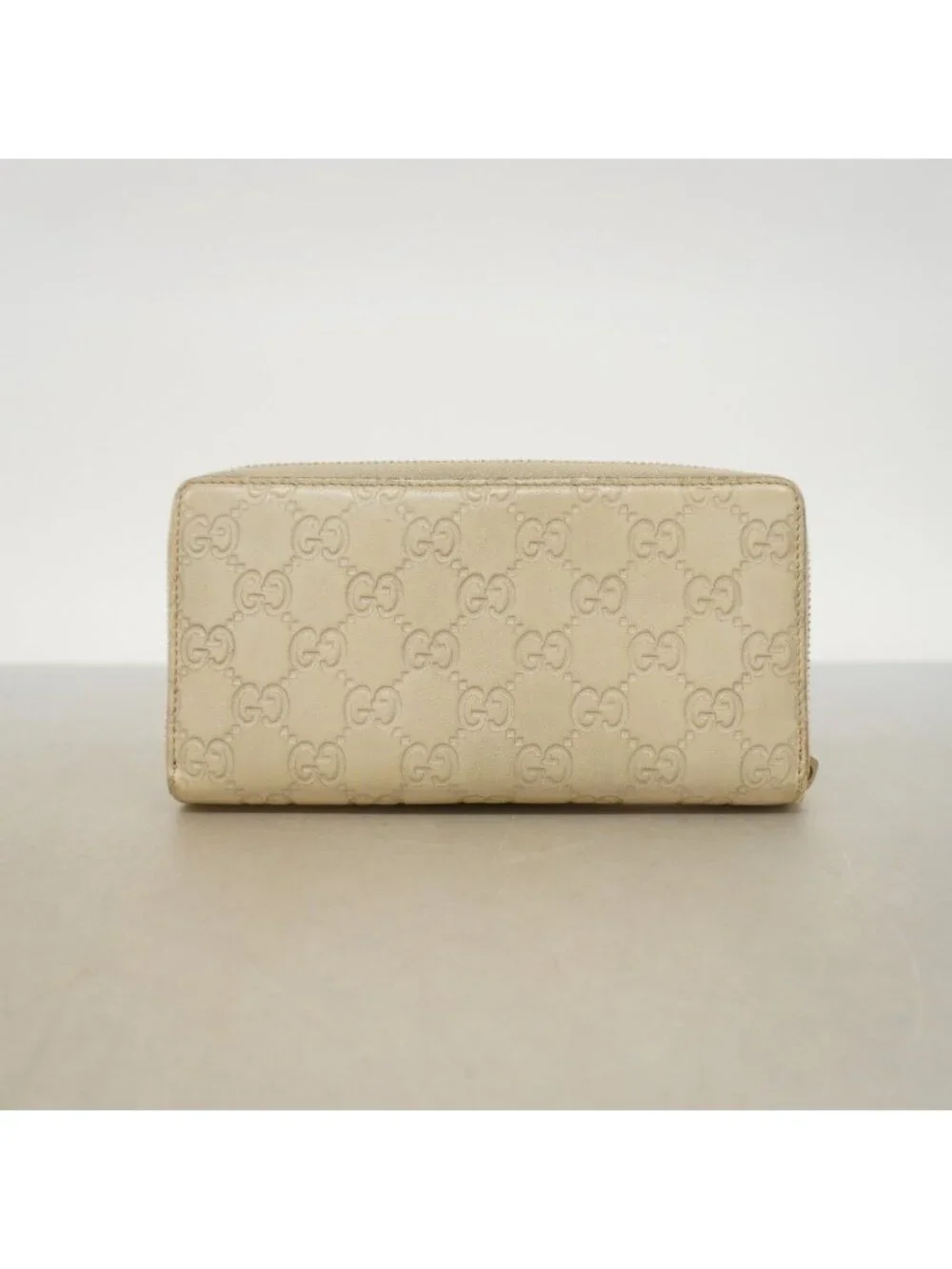 ★SOLD★ Gucci Wallet Guccissima Leather Beige Gold - Picture 7 of 7
